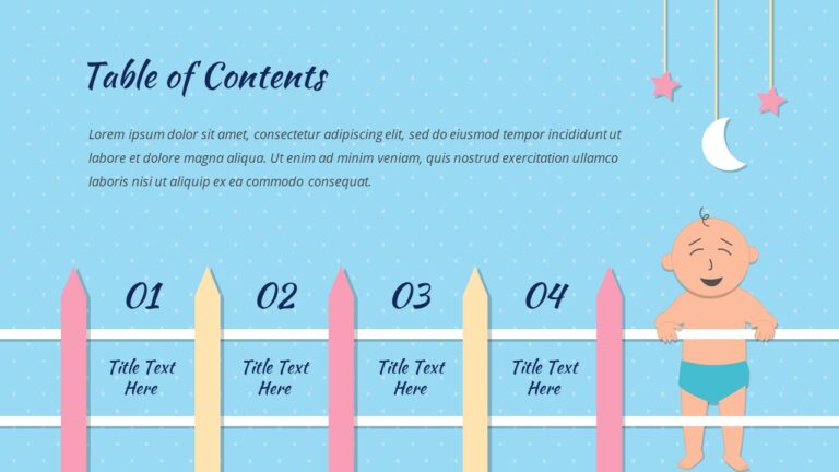 Free Baby Shower Theme Template PowerPoint and Google Slides