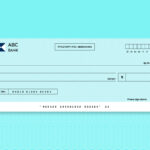 Blank cheque template