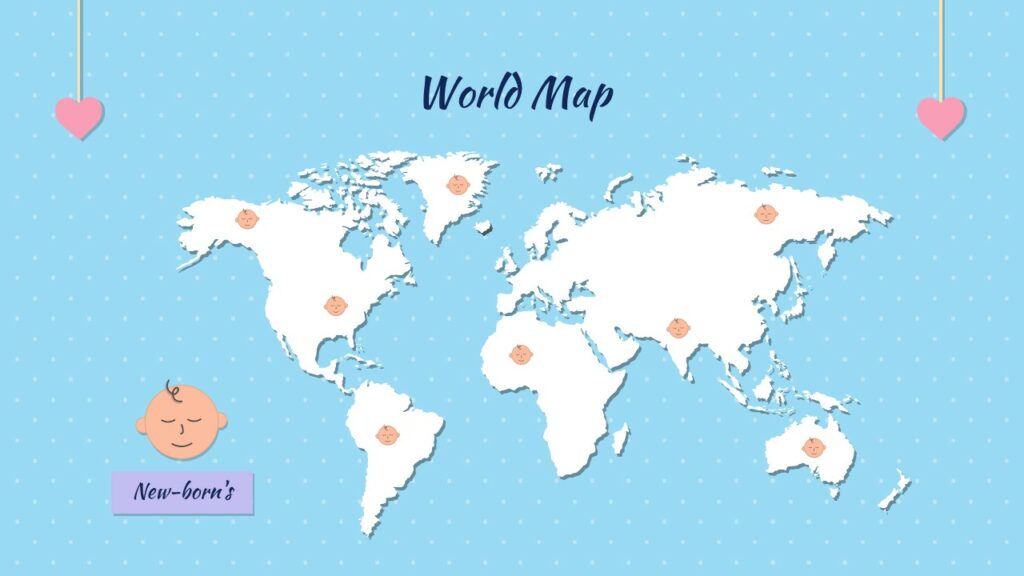cute world map