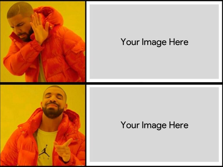 Free Drake Meme Template PowerPoint and Google Slides