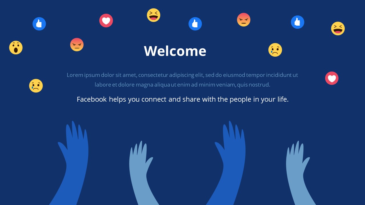 Free Animated Facebook Theme Template