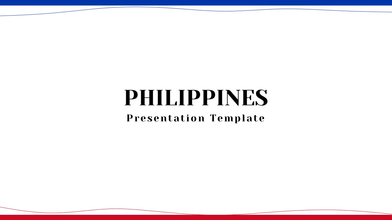 Free Philippines Presentation template