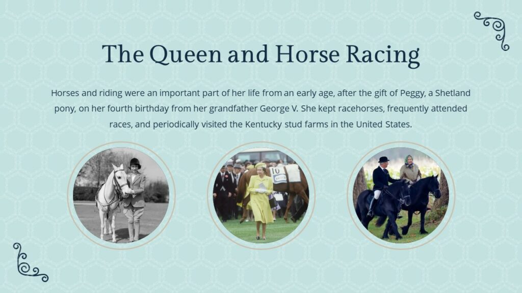 Queen and horse racing