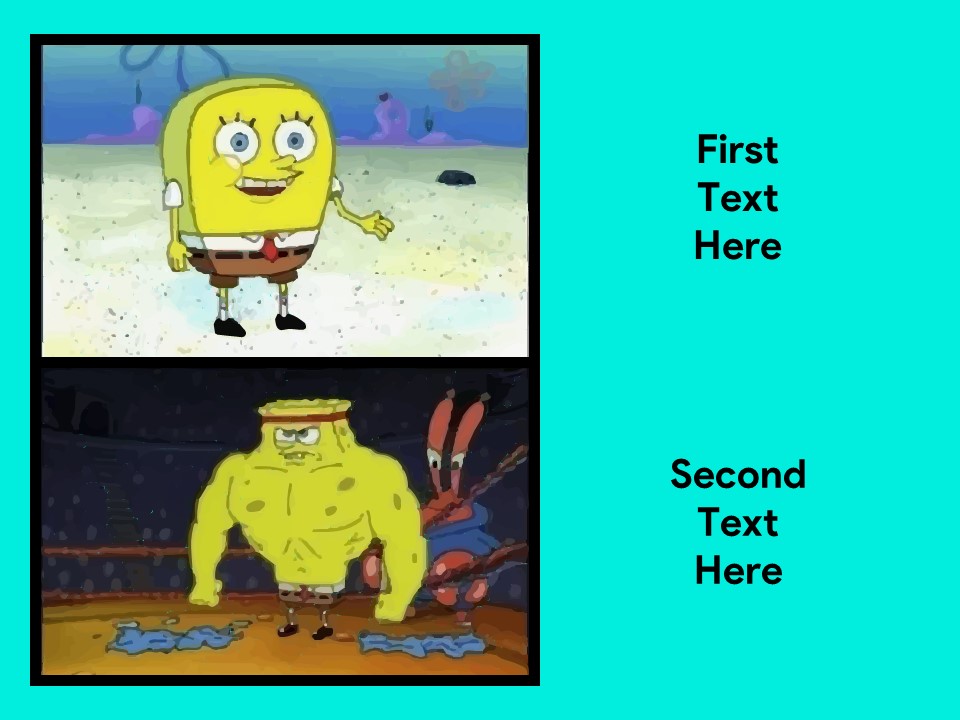 Free Spongebob Meme Template PowerPoint and Google Slides