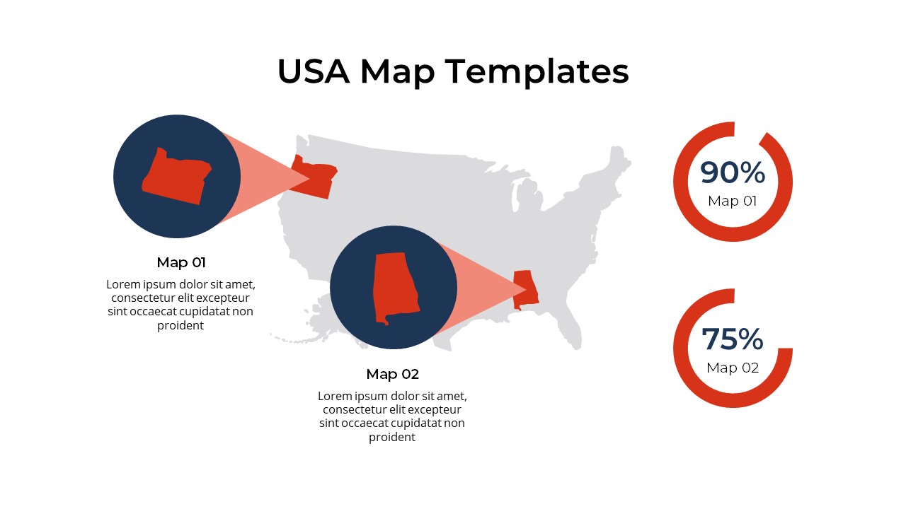 USA market map
