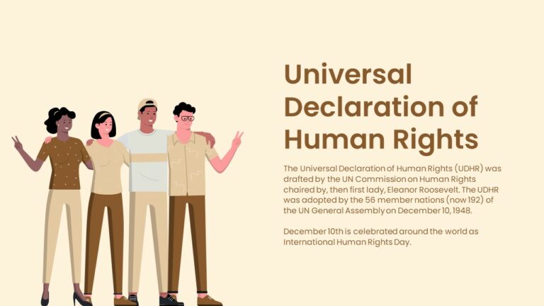 Free Human Rights PPT Template & Google Slides