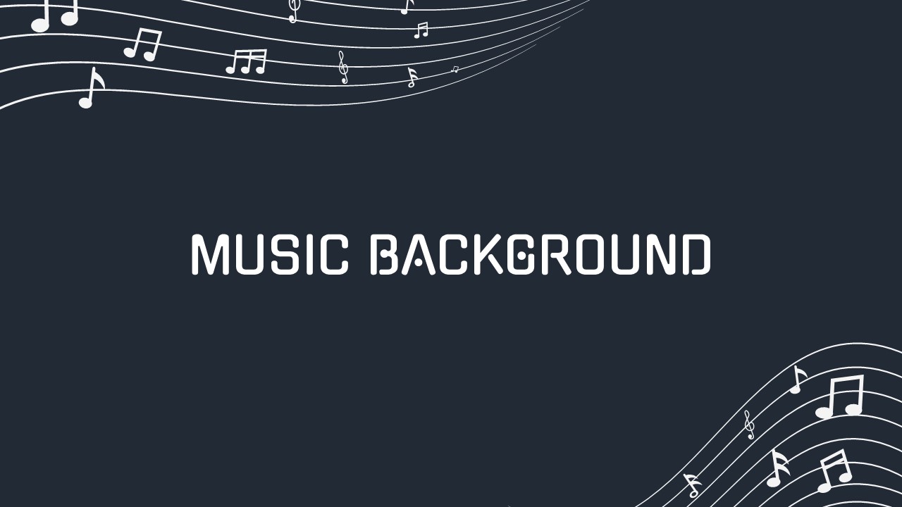 Free Music PowerPoint Background & Google Slides
