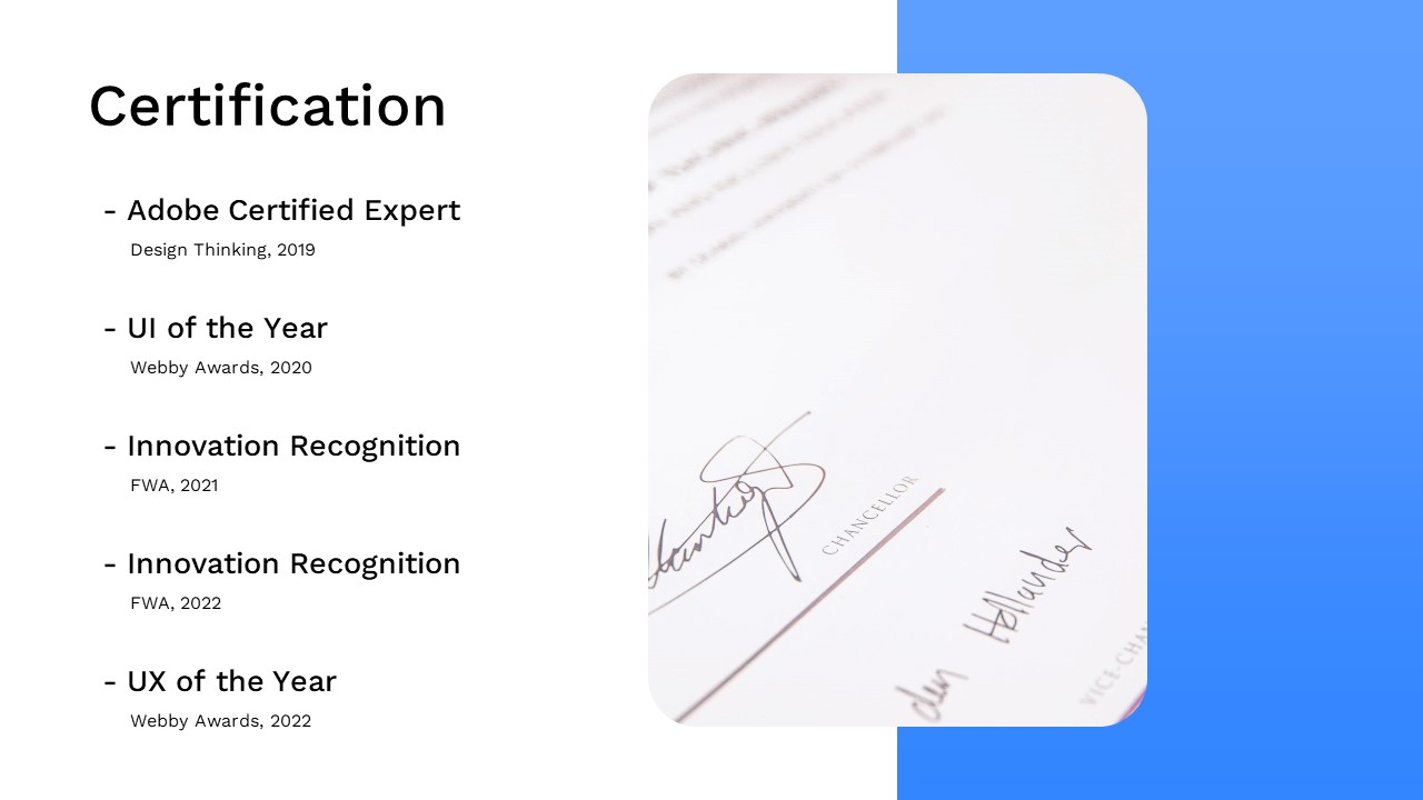 free certification template