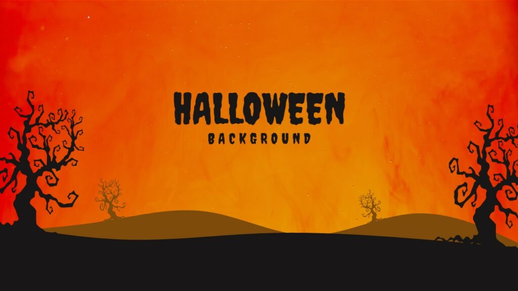 Free halloween background template 