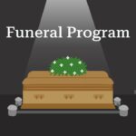 Plantilla de programa funerario