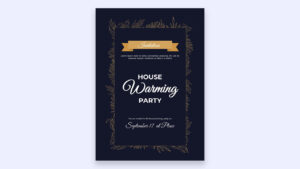 House warming party invitation