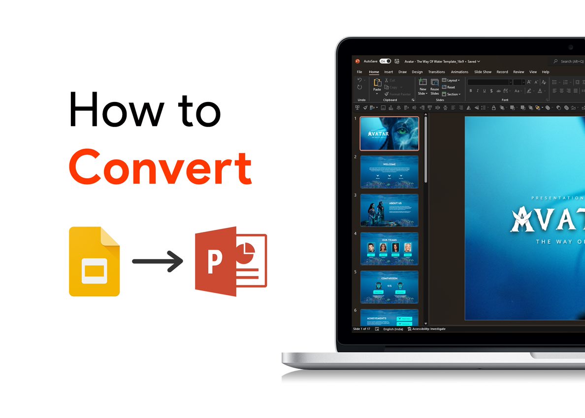 How to convert Google slides to PowerPoint