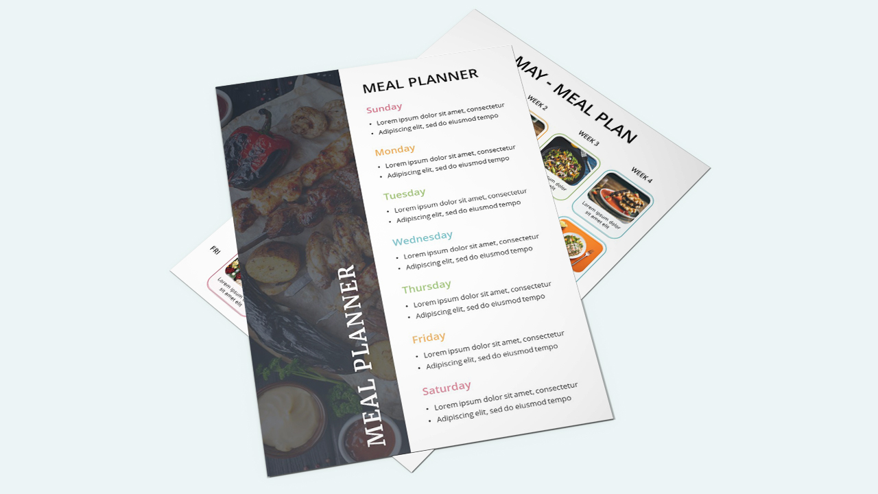Meal planner board cover image