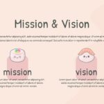 mission vision kawaii template