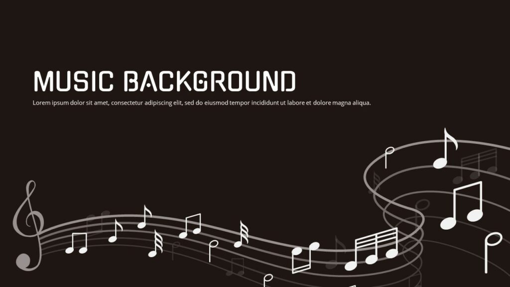 Music PPT Background