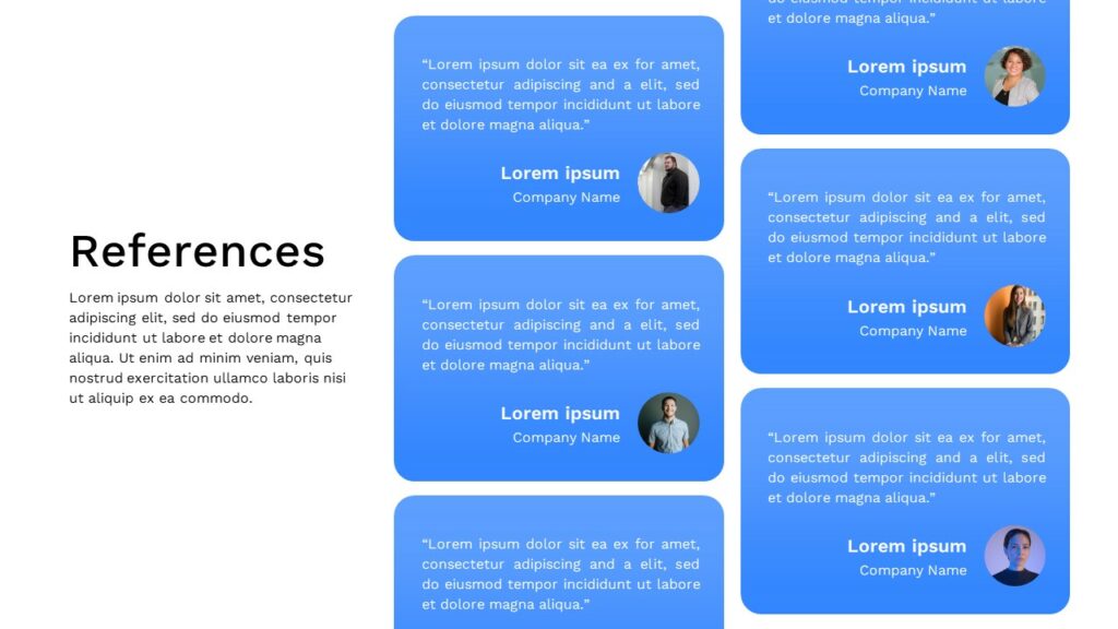 reference template