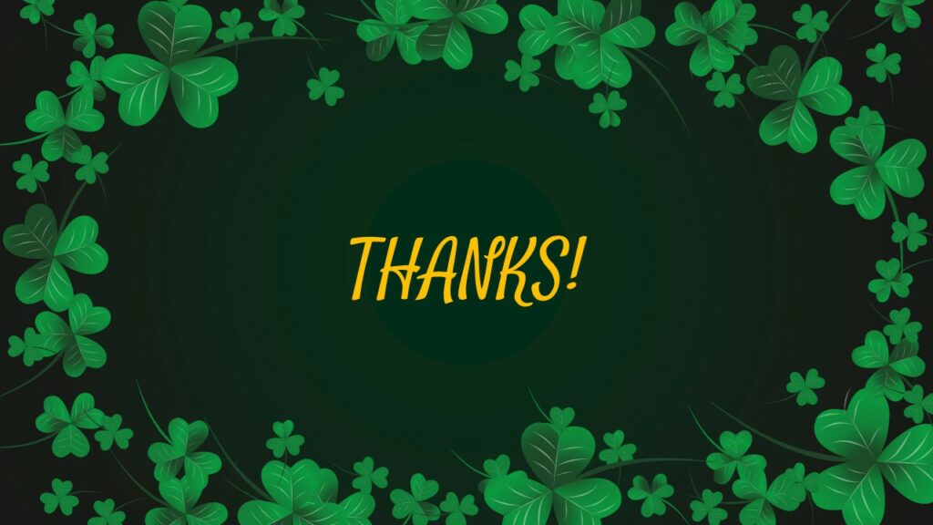 shamrock thanks