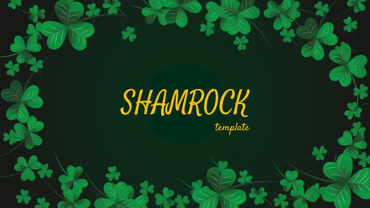 shamrock template printable