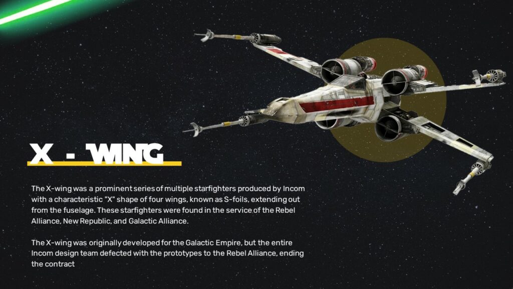 X Wing template