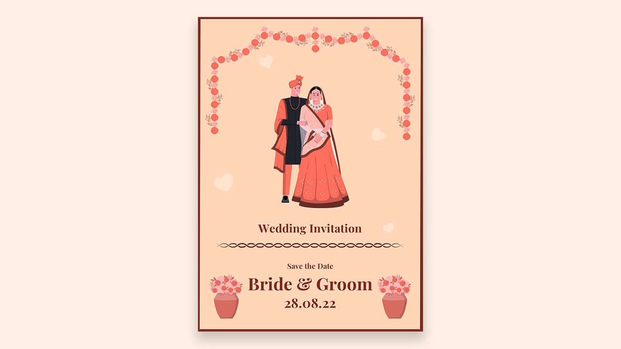 wedding invitation template