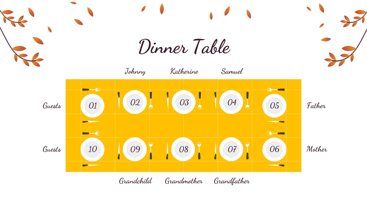 thanksgiving dinner table setup plan