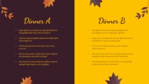 thanksgiving party dinner plan