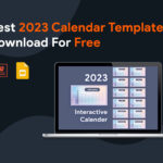 Best 2023 Calendar Template You Can Download For Free (PPT & Google Slides)