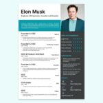 Free Elon Musk Resume Template PowerPoint & Google Slides