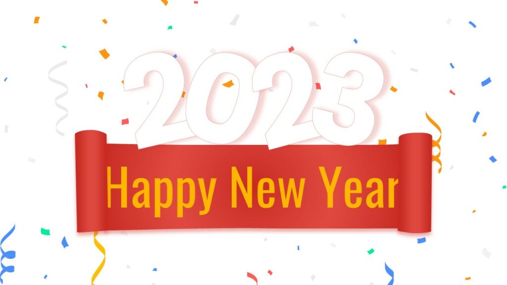 Free 2023 Happy New Year Google Slides & PowerPoint Template