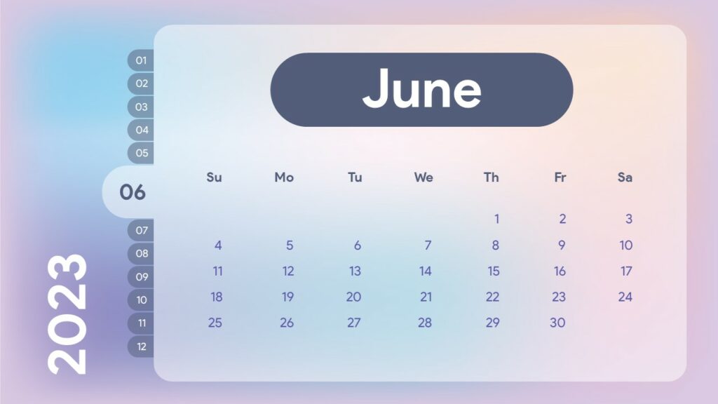 June 2023 calendar