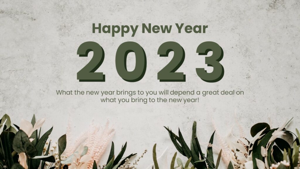 new year 2023 card