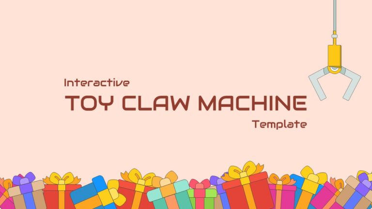 Free Interactive Toy Claw Machine Template