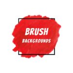 Free Brush Stroke Background Presentation Template