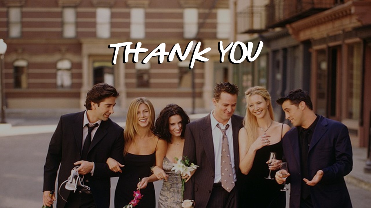 Friends thank you template