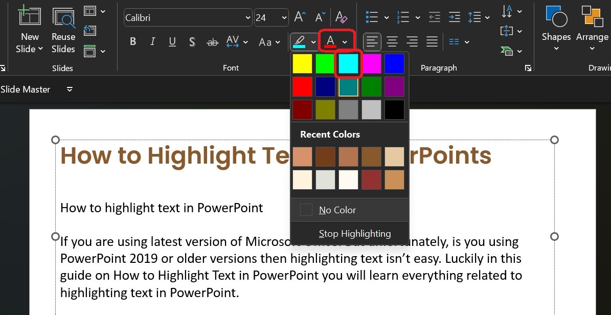 How to Highlight Text in PowerPoint Easy Guide