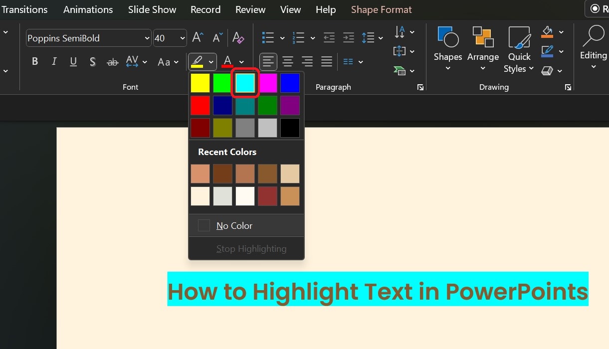 How to Highlight Text in PowerPoint - Easy Guide