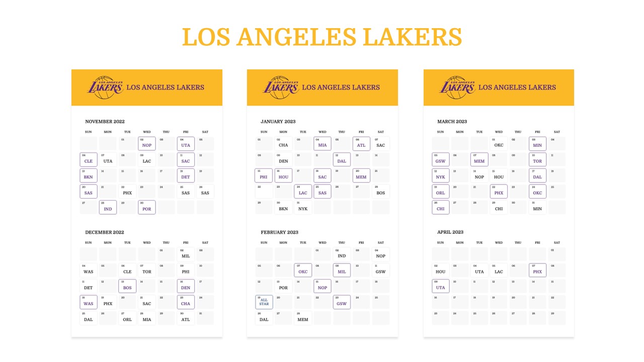 La Lakers Schedule April 2024 Dela Monika