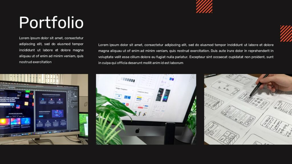 my portfolio template