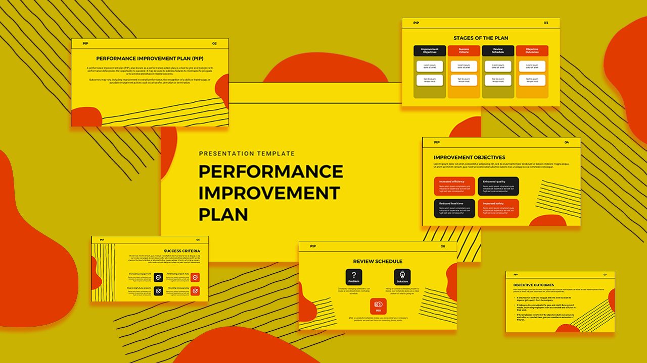 Performance improvement plan template