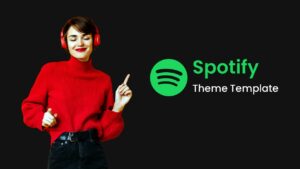 Spotify inspired template