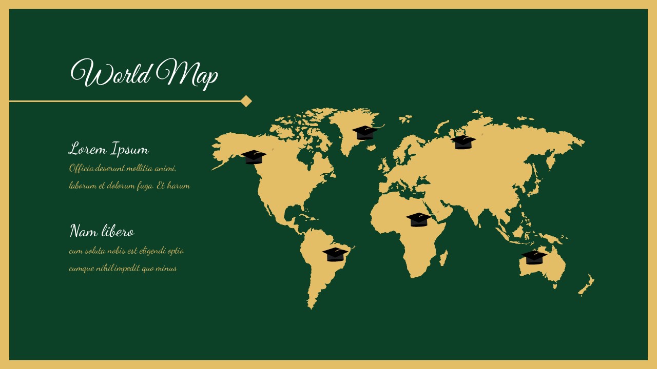 world map template