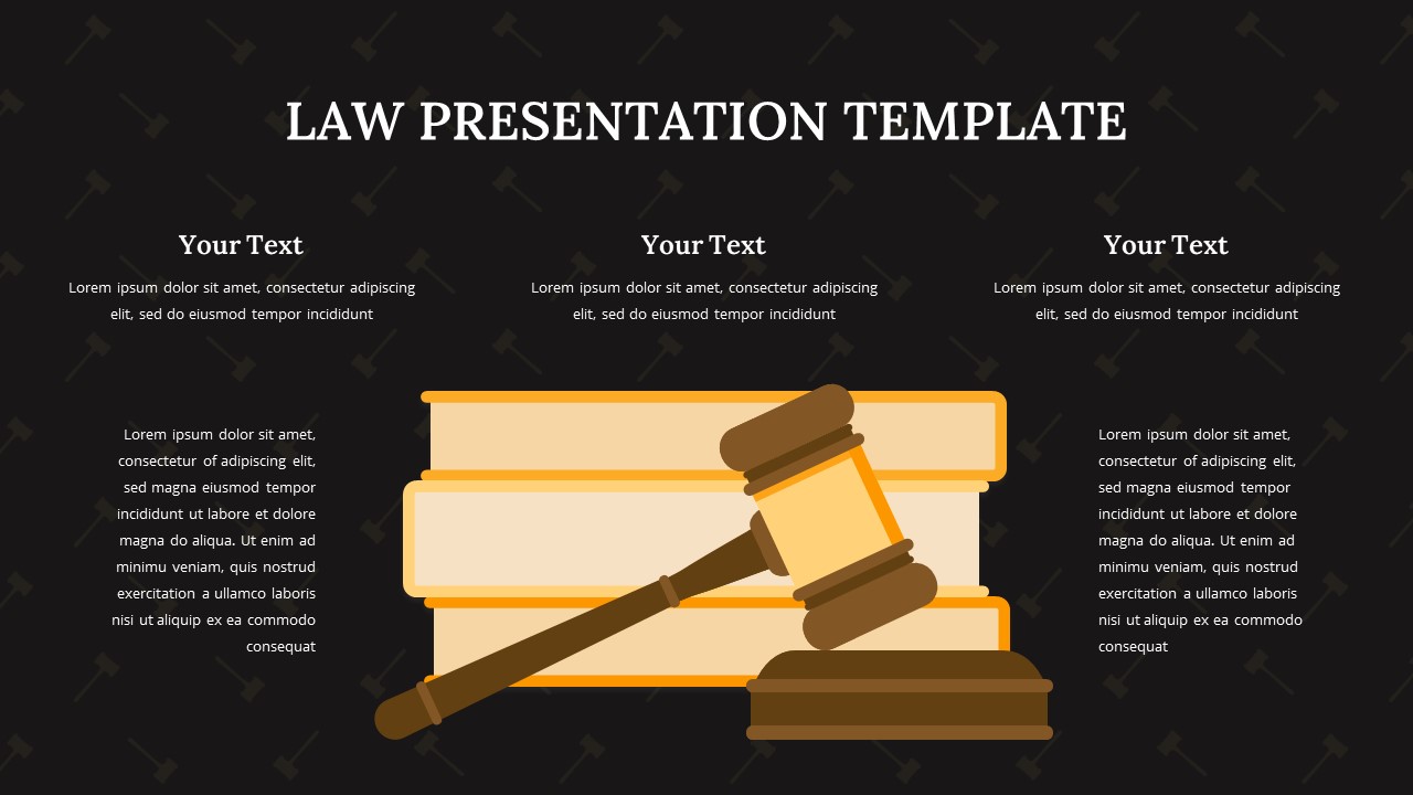 dark theme law template
