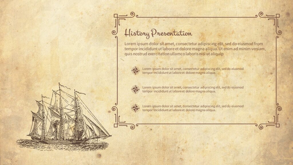 history slide templates free download