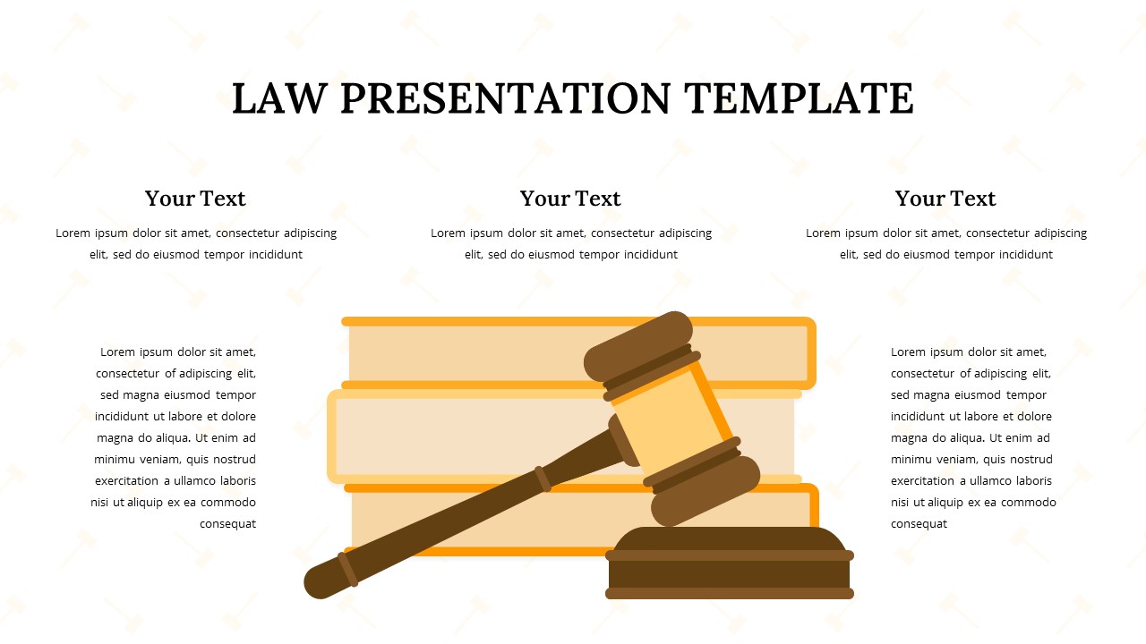 Free Law PPT Template & Google Slides