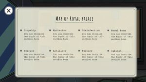 map of royal palace