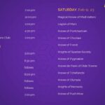 2023 Mardi Gras schedule