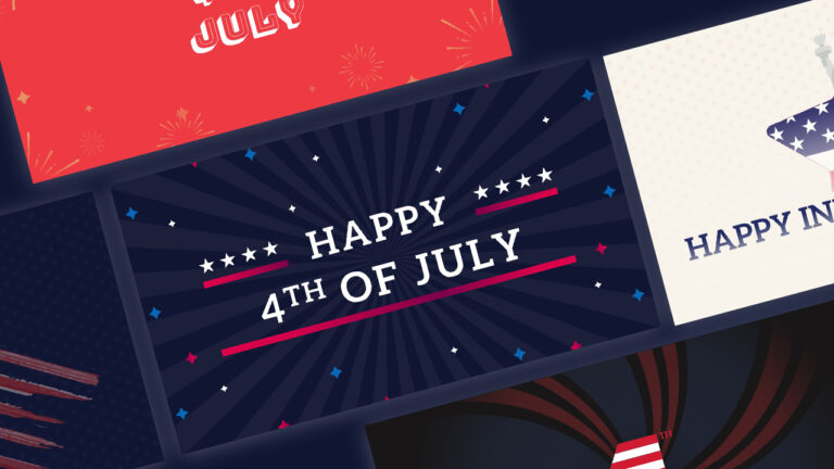 4th of july template