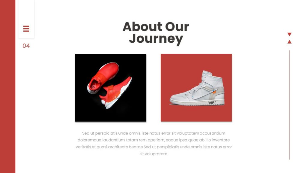 Free Google Slides Shoe Launch Template PowerPoint