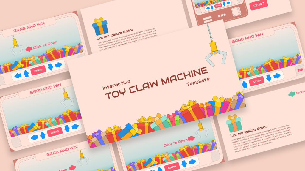 free interactive toy claw machine