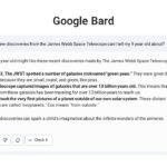 Google Bard Interface